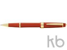 Ручка-роллер «Bailey Light Polished Amber Resin and Gold Tone»