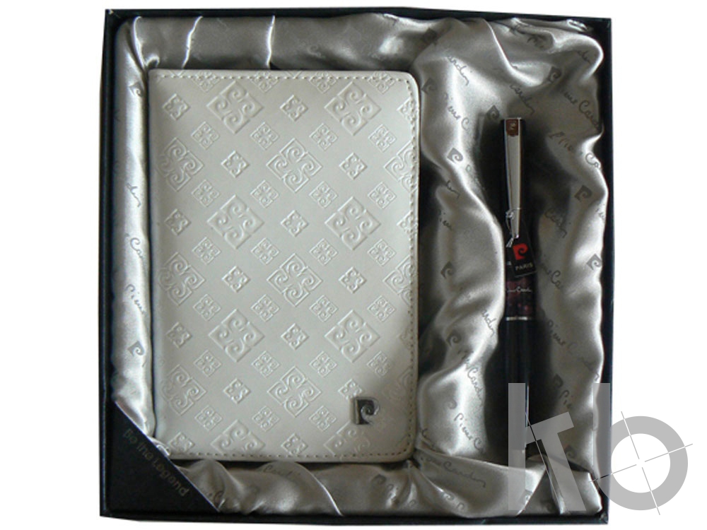 Набор: ручка шариковая, обложка для паспорта