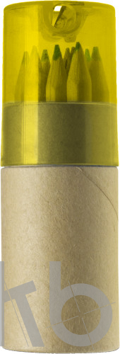 ABS and cardboard tube with pencils