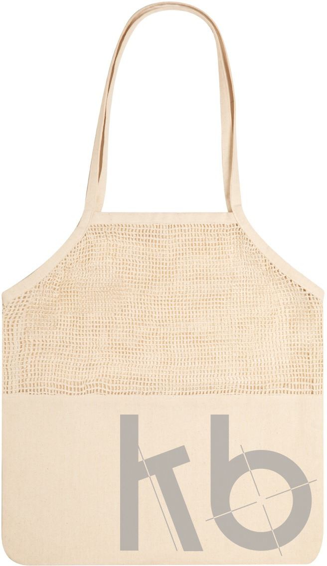 Сумка для покупок с сетчатой вставкой