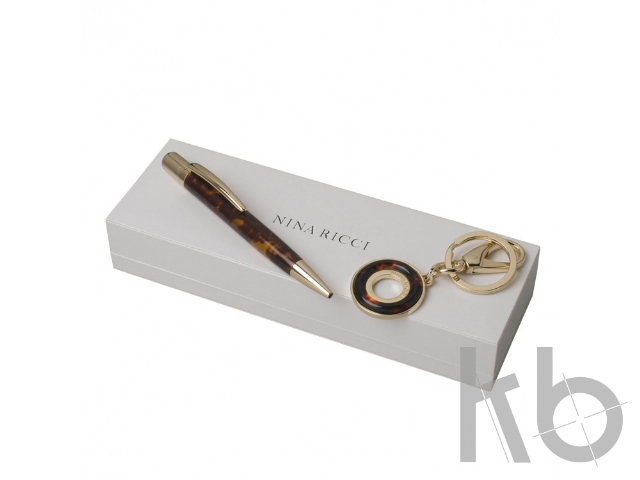 Подарочный набор Adage Tortoise: брелок, ручка шариковая