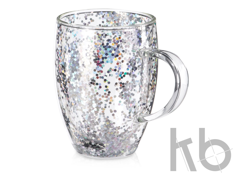 Кружка с двойными стенками с блестками «Festival»