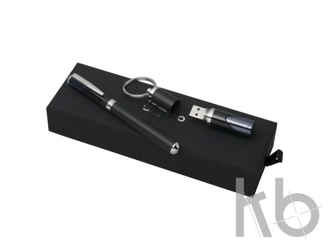 Подарочный набор Lapo: USB-флешка на 16 Гб, ручка роллер