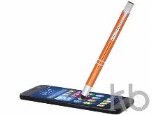 Ручка-стилус металлическая шариковая «Moneta» с анодированным покрытием