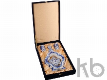 Набор «Герб России»: штоф для водки с двумя стопками