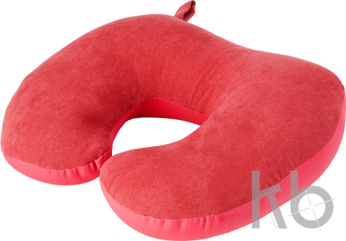 Suede travel pillow