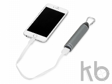 Портативное зарядное устройство «Марс» с карабином, 2600 mAh