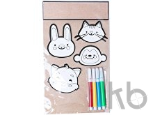 colouring sticker set