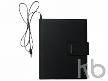 Папка А5 Loop Black с пауэрбэнком 6000mAh