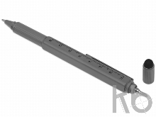 Ручка-стилус металлическая шариковая «Tool» с уровнем и отверткой