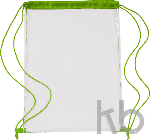 PVC drawstring backpack