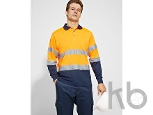 Рубашка поло со светоотражающими полосами «Polaris» с длинным рукавом, мужская