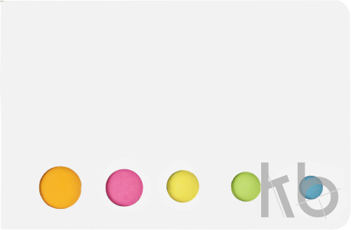 Cardboard sticky note holder