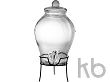 Glass beverage dispenser
