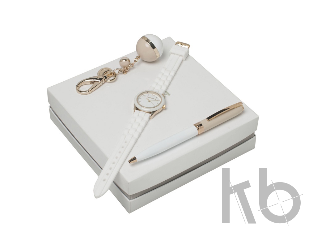 Подарочный набор Bird: брелок, часы наручные, ручка шариковая
