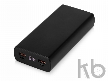 Портативное зарядное устройство с функцией быстрой зарядки QC 3.0 «PowerMax», 20000 mAh