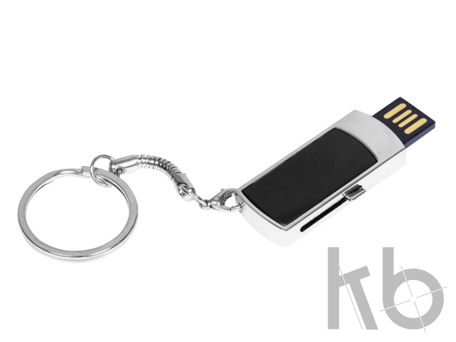USB 2.0- флешка на 32 Гб с выдвижным механизмом и мини чипом