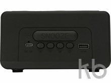 Беспроводная колонка с часами и функцией беспроводной зарядки «Sentry»