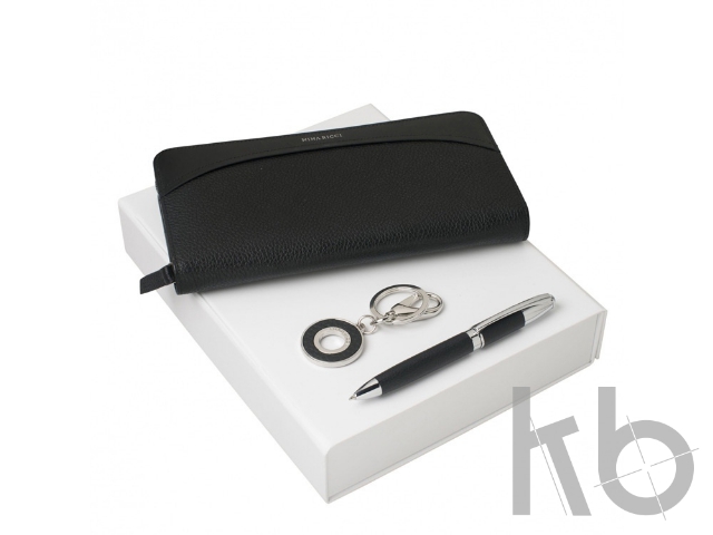 Подарочный набор Embrun: брелок, дорожный кошелек, ручка шариковая