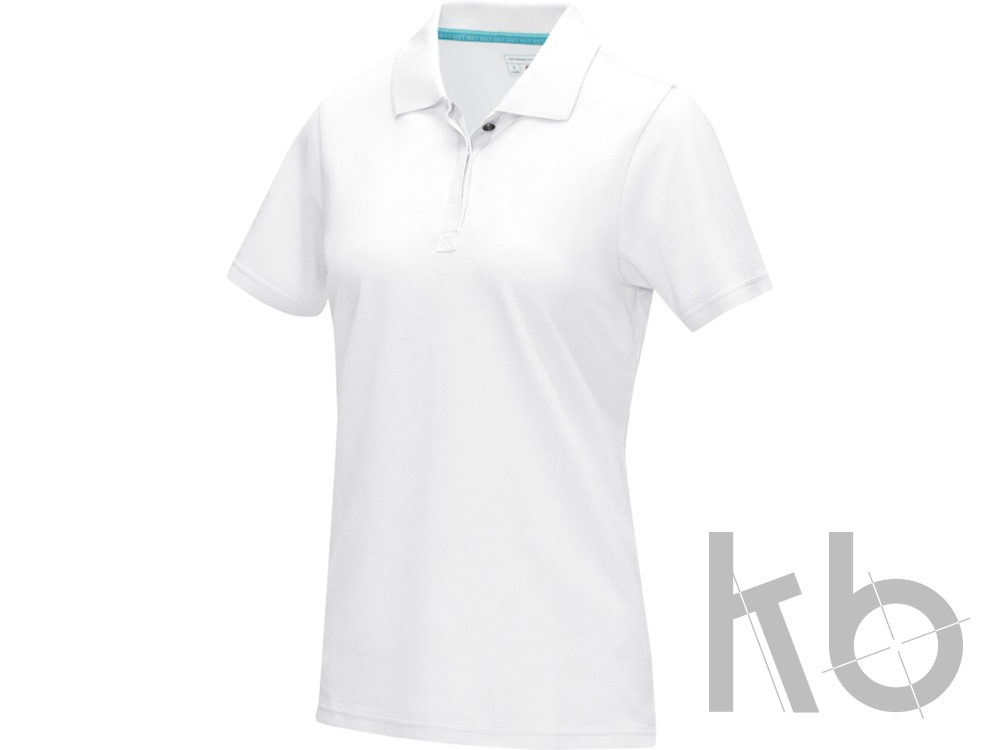 Рубашка поло «Graphite» из натуральных материалов, женская