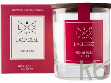 Свеча ароматическая в стекле «Красные ягоды»