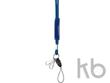 Polyester (300D) lanyard with PVC badge