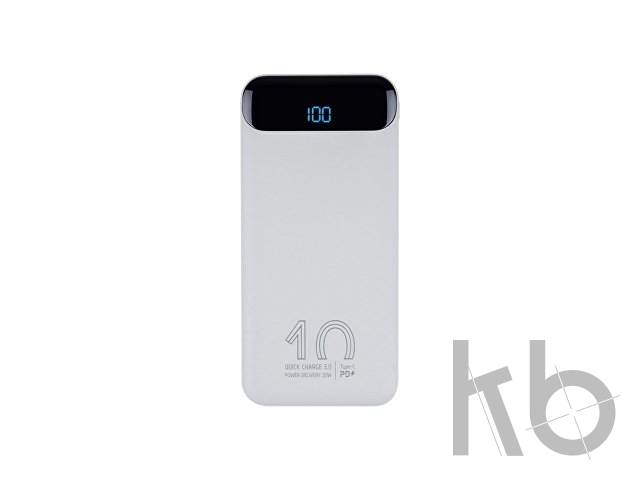 Внешний аккумулятор с дисплеем, 10000 mAh