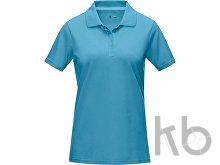 Рубашка поло «Graphite» из натуральных материалов, женская