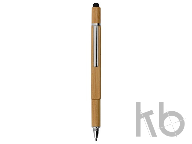 Ручка-стилус из бамбука «Tool» с уровнем и отверткой