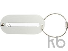 Aluminium luggage tag