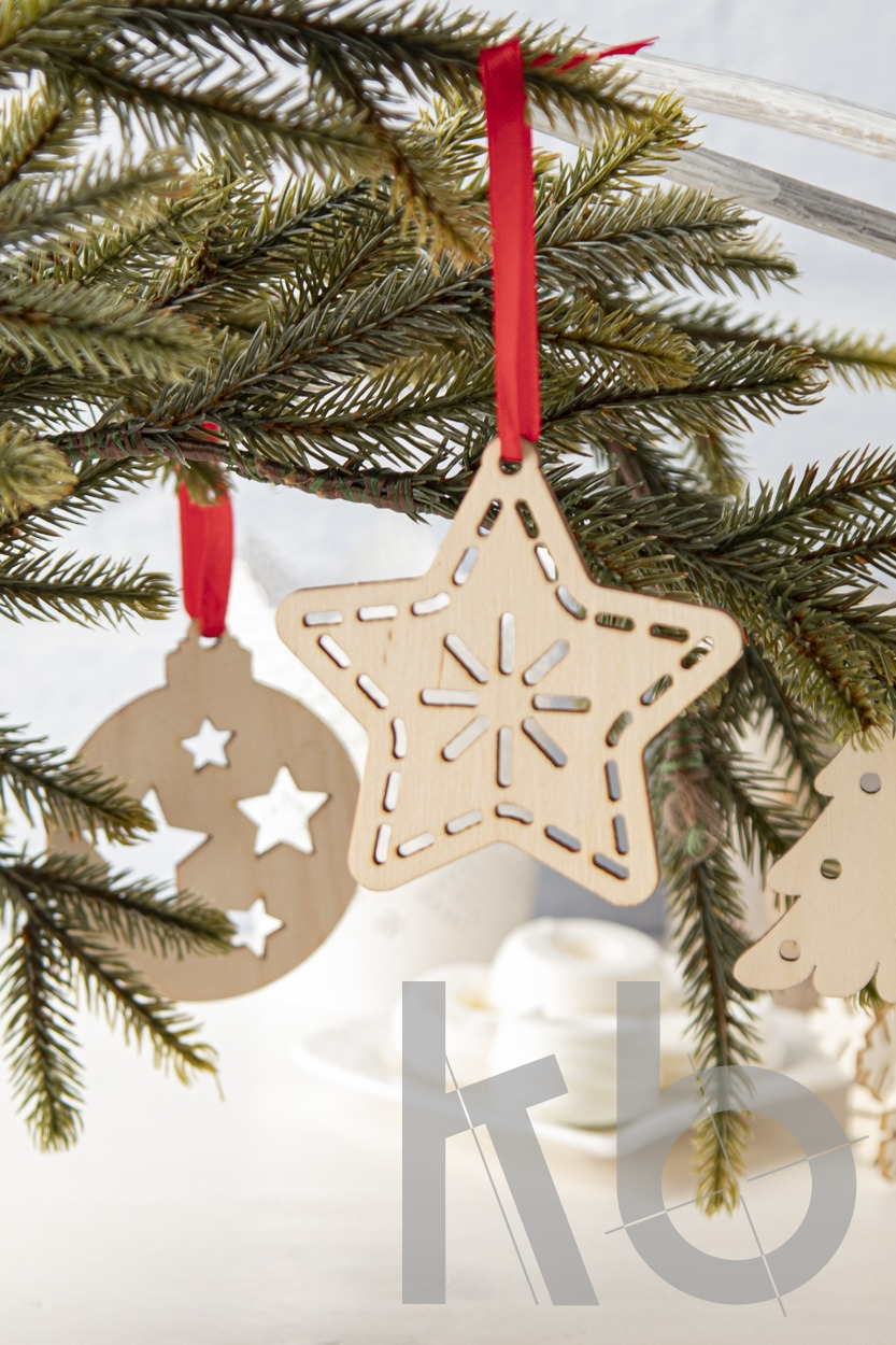 Christmas card, star