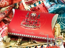 Платок «Кремль - Москва - Фаберже»