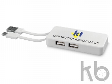 USB Hub «Grid» с двойными кабелями