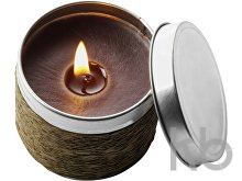 Tin with scented candle