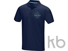 Рубашка поло «Graphite» из натуральных материалов, мужская