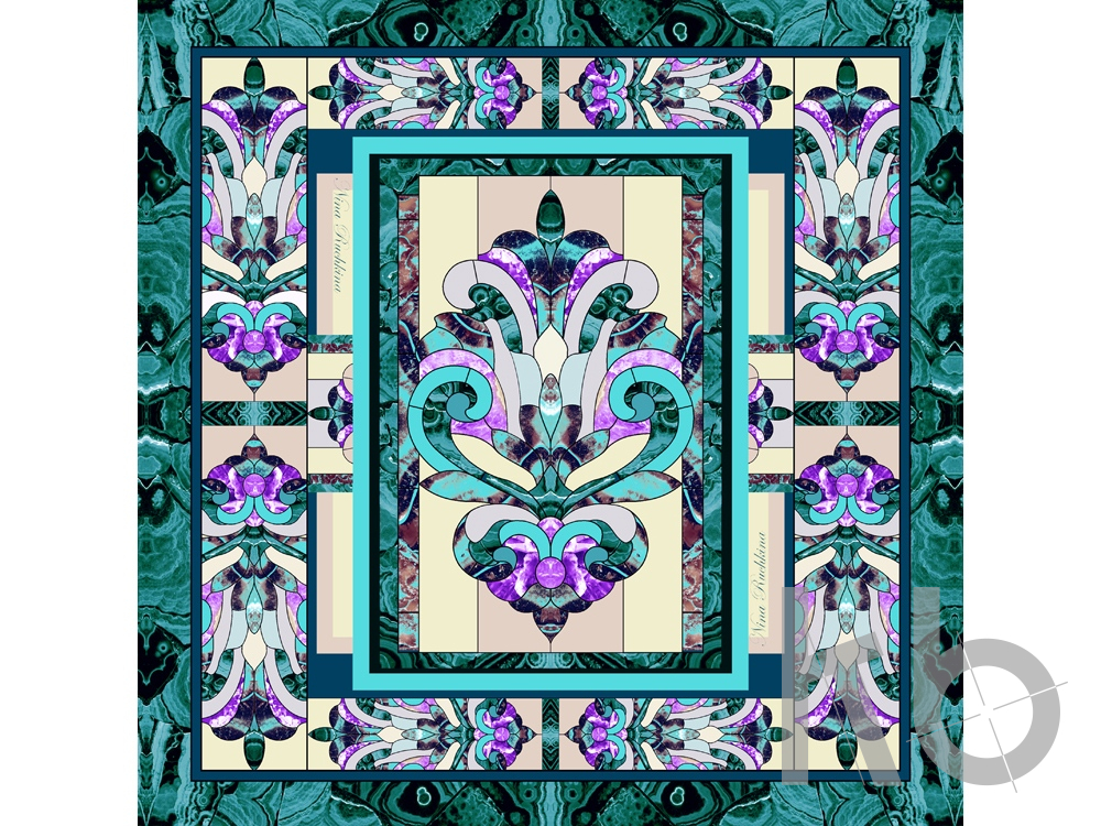 Платок «Каменный Цветок»