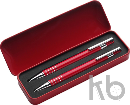 Aluminium writing set