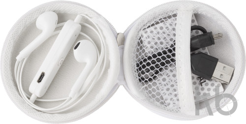 ABS pouch with earphones