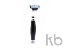 Бритвенный набор: станок MACH3, помазок, крем для бритья Tabacco verde