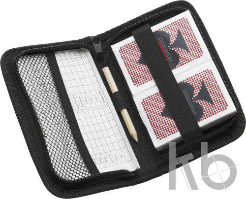 Nylon wallet with playing cards