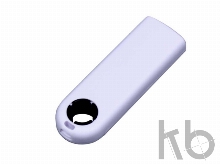 USB 2.0- флешка промо на 8 Гб прямоугольной формы, выдвижной механизм