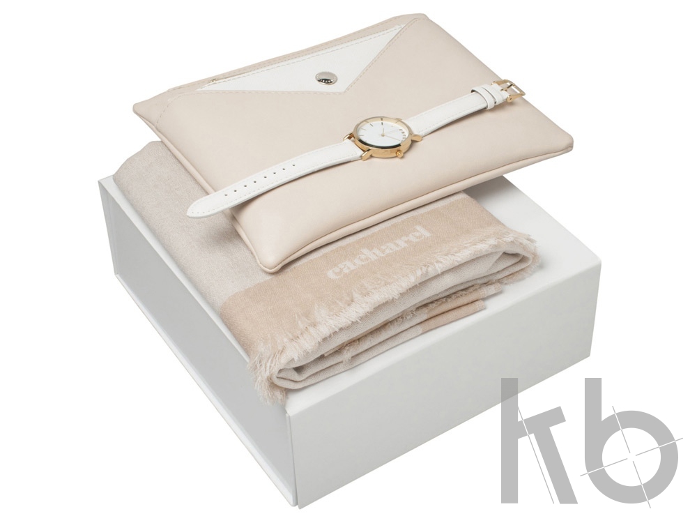 Подарочный набор Bird : шарф, часы наручные, сумочка