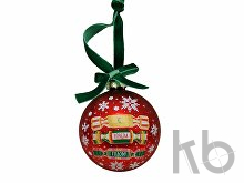 Стеклянный шар  «Новогодний бархат»