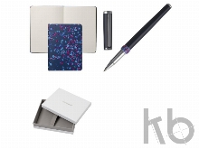 Подарочный набор: блокнот A6, ручка-роллер