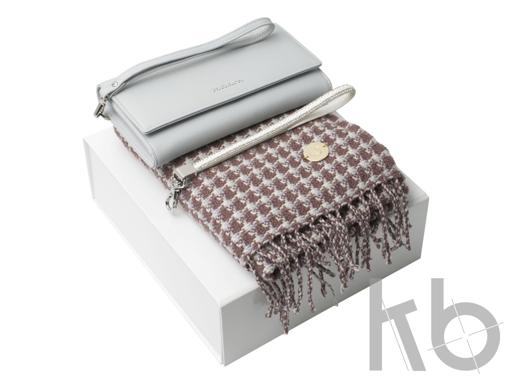 Подарочный набор: дамский кошелек, шарф