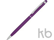 Ручка-стилус металлическая шариковая «Jucy Soft» soft-touch