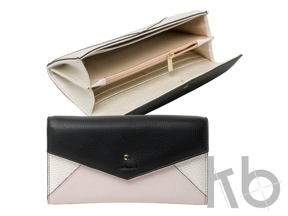 Дамский кошелек Beaubourg Black & Cream