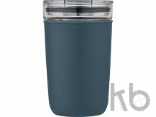 Стеклянная кружка «Bello» с внешней стенкой из переработанного пластика