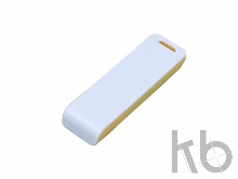 USB 2.0- флешка на 32 Гб с оригинальным двухцветным корпусом