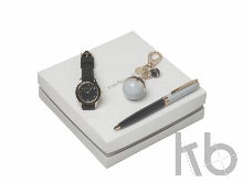 Подарочный набор Bird: брелок, часы наручные, ручка шариковая